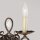 Applique en métal cristal 2x E14 H : 29,8 cm en bronze antique