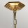Suspension en métal Ø 28,6 cm en laiton bruni