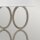 Wandleuchte Metall Stoff Glas 51,5 cm hoch 5x E14 elegant