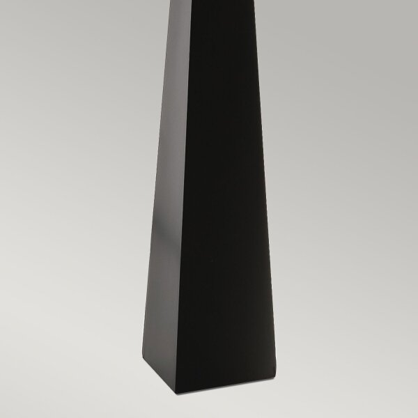 Lampadaire 181 cm Noir Blanc E27 Métal Tissu Moderne
