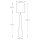 Lampadaire 181 cm Noir Blanc E27 Métal Tissu Moderne