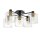 Deckenlampe Metall Glas E27 80,8 cm breit Vintage KAIRO