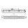 Wandlampe Badezimmer Glas Metall E14 IP44 B: 69,1 cm in Messing