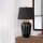 Nachttischlampe Keramik Stoff 56,2 cm hoch E27