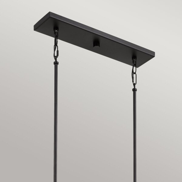Hängeleuchte Metall L: 101,6 cm höhenverstellbar Schwarz Gold