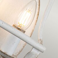 Applique Shabby Blanc Antique Métal H : 41,8 cm...