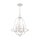 Lustre Shabby Chic blanc métal H : max. 307,5 cm 4x E14