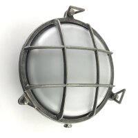 Wandleuchte außen Messing Glas rund Ø 24 cm...