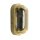 Kellerlampe Echt-Messing Glas E27 IP64 23 cm hoch IAST