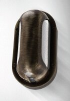Maritime Wandlampe außen Messing Glas E27 IP64 H:...