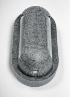 Au&szlig;enleuchte Maritim Echt-Messing Glas H: 23 cm IP64 Zinn E27