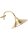 Applique murale extérieure laiton véritable E27 IP23 L : 26 cm HYLOS