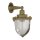 Außenwandleuchte Echt-Messing Glas 30 cm hoch IP64 E27