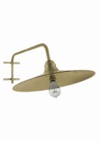 Große Außenwandlampe Messing massiv B: 41 cm...