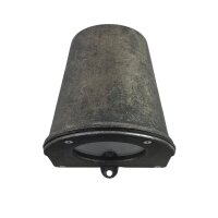Wandlampe außen Messing GU10 IP54 H: 10 cm Downlight