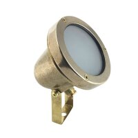 Projecteur de jardin sol laiton v&eacute;ritable verre...