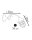 Außenwandlampe Messing Glas E27 IP44 Maritim IOLAS
