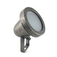 Lampe dall&eacute;e orientable laiton verre GU10 IP64...