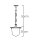 Lampe dextérieur suspendue laiton verre H : max. 75 cm IP44 E27