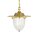 Outdoor Hängelampe Messing Glas D: 25 cm rund IP44 E27