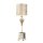 Tischlampe AMIN Blattsilber 102cm &Oslash;23cm Bodenlampe