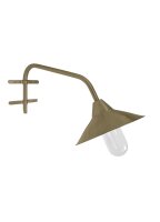 Lampe dextérieur mur laiton verre largeur 26 cm...