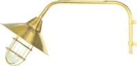 Lampe dextérieur mur laiton massif verre largeur...