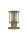 Lampe de socle verre laiton E14 IP53 H : 22 cm petite