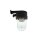 Au&szlig;enlampe Wand Echt-Messing Glas 15 cm hoch IP64 E27