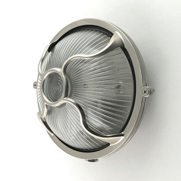 Lampe dextérieur murale laiton verre E27 IP64 ronde D : 17,5 cm