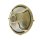 Au&szlig;enleuchte Wand Messing Glas D: 17,5 cm IP64 E27 rund