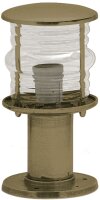 Lampe de socle laiton véritable verre hauteur 22...