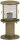 Sockelleuchte Echt-Messing Glas 22 cm hoch IP53 E27