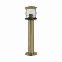 Außenlampe Echt-Messing Glas 50 cm hoch IP53 in...