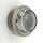 Kellerlampe Glas Messing massiv G9 IP64 &Oslash; 14 cm rund
