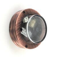Lampe de cave laiton véritable verre D : 14 cm...