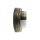 Kellerleuchte Messing massiv Glas G9 IP64 rund &Oslash; 14 cm