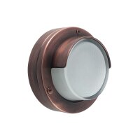 Applique extérieure laiton massif verre G9 IP64...