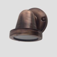 Lampe dextérieur murale laiton verre H : 14 cm...