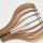 Confortable lampe à suspendre bois acier Ø29 cm noir naturel