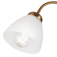 Lampe de plafonnier Blendarme métal verre 3-flamme...