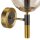 Applique sphérique G9 métal verre anti-éblouissement P:19 cm en or
