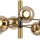 Deckenleuchte E14 Metall Glas 8-flammig B:68 cm in Gold