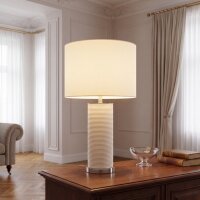 Tischlampe LEILA Weiß Porzellan H:65cm Bodenlampe
