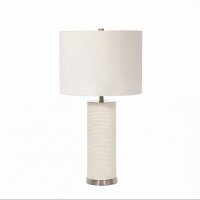 Tischlampe LEILA Weiß Porzellan H:65cm Bodenlampe