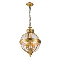 Lampe à suspendre ronde D : 37,1 cm Abat-jour...