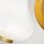 Wandlampe Bad Metall Glas 40,6 cm breit IP44 mit 2x G9 LED