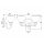 Wandlampe Bad Metall Glas 40,6 cm breit IP44 mit 2x G9 LED