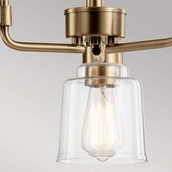 Suspension métal verre H : max. 148,4 cm 3 flammes