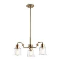Suspension m&eacute;tal verre H : max. 148,4 cm 3 flammes